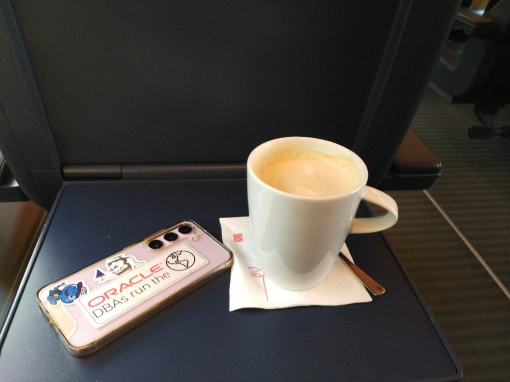 My cofe during the journey to DOAG database with infrastructure in Rust