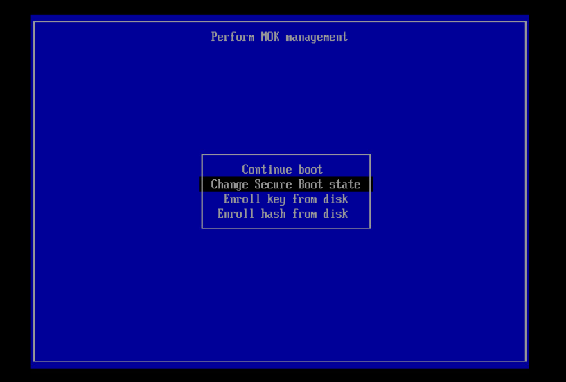 Disabling the BIOS setting for Secure Boot